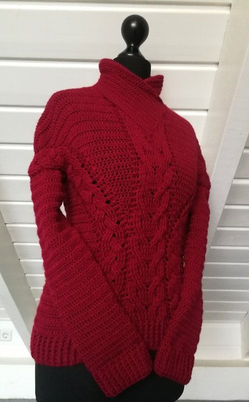 Häkelanleitung Pullover Martha