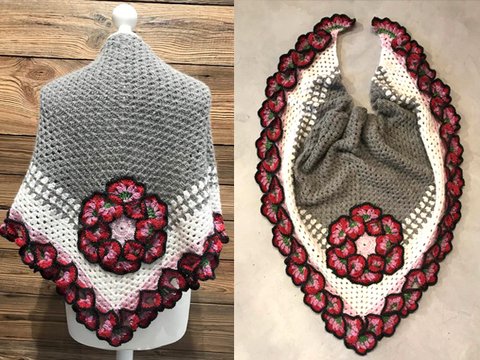 bezauberndes Magnolientuch