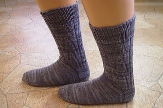 Sockenmuster Höhen und Tiefen