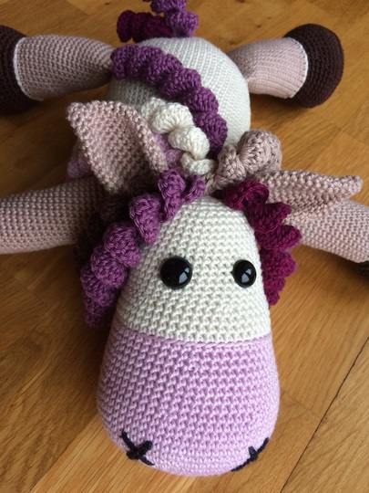 Häkelanleitung Spieluhr Pferd