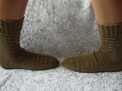 Sockenmuster Der Weg des Pharao