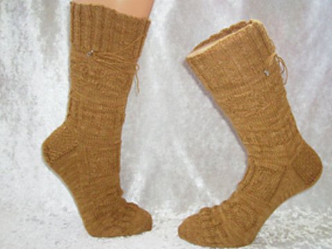 Sockenmuster Hubschrauberlandeplatz