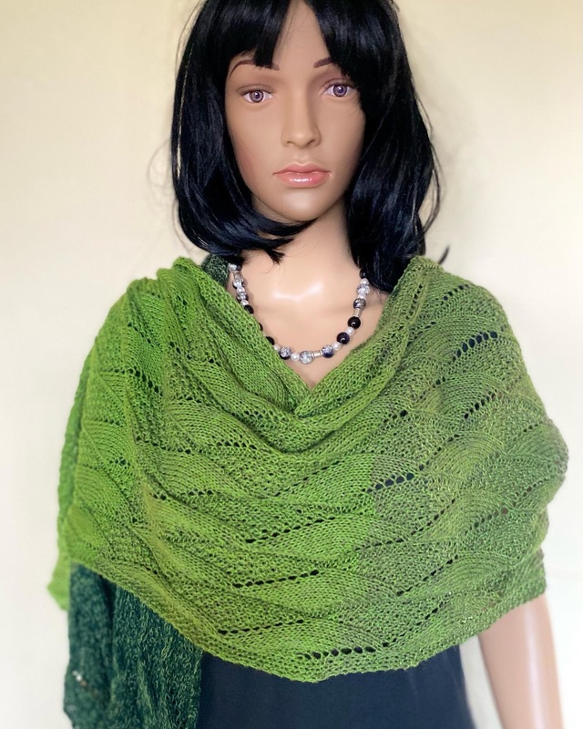 Mystic Arctica, gestrickter Schal