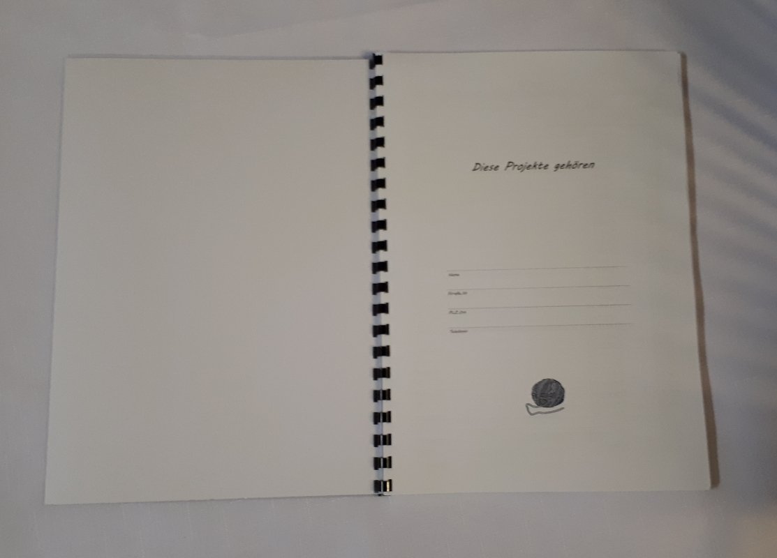 Druckvorlage - Projektbuch Handarbeiten DIN A4 - Bild 3