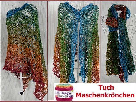 Stola Maschen-Krönchen