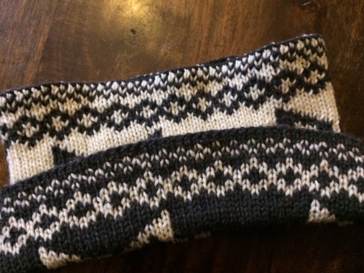 Hoch-Loop / Schal zum Wenden - Double face