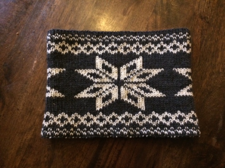 Hoch-Loop / Schal zum Wenden - Double face