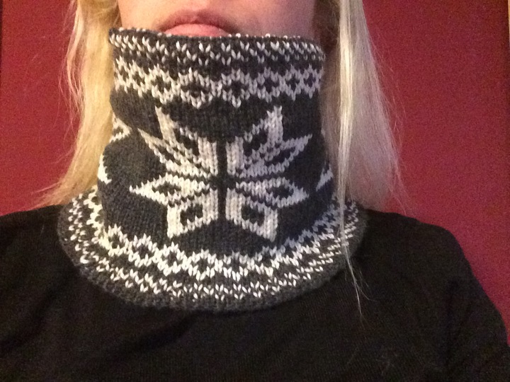 Hoch-Loop / Schal zum Wenden - Double face