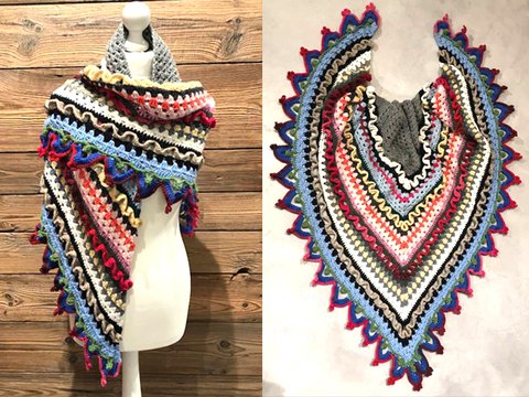 farbenfrohes Frühlingstuch