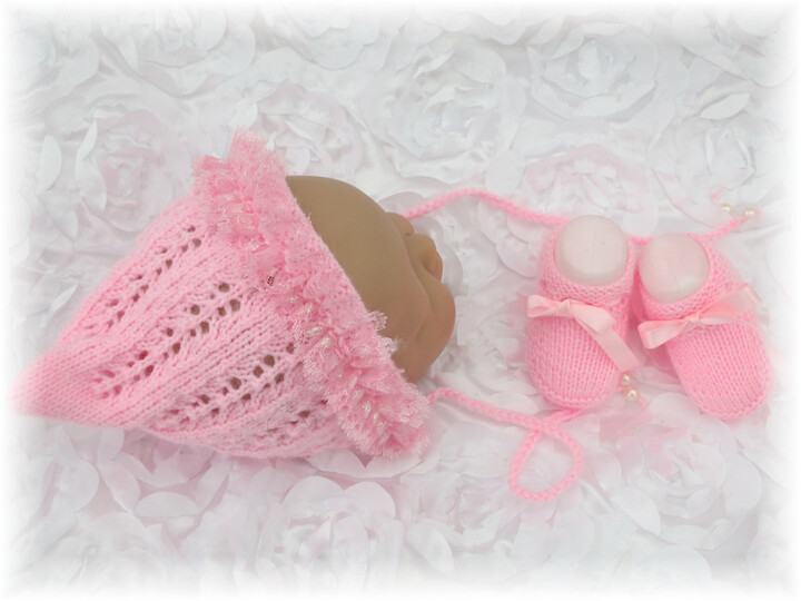 Strickanleitung Modell Julie 3-teilig Gr. 48/50 Babyset