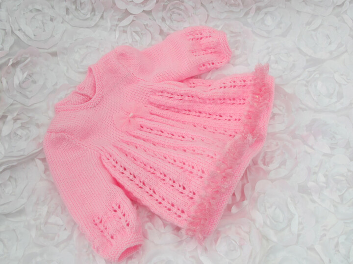 Strickanleitung Modell Julie 3-teilig Gr. 48/50 Babyset