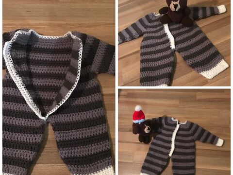 Häkelanleitung Strampler "Paradies"