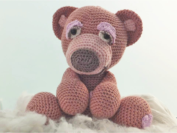 von Herzen - ein Bärli zum Häkeln