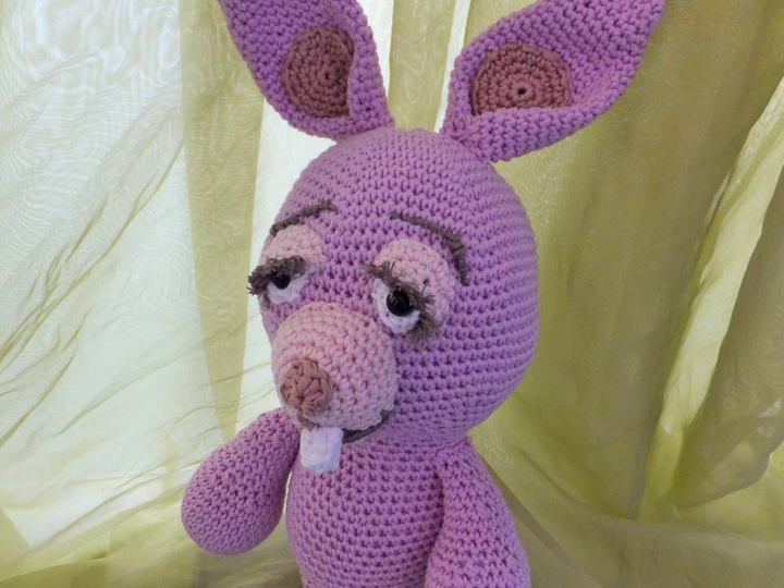 verliebtes Häschen zum Häkeln