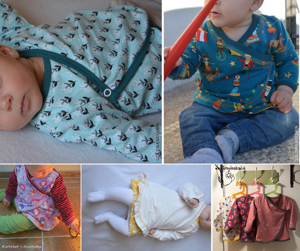 "Flügelshirt" Gr. 44-92 Wickelshirt Nähanleitung Schnittmuster Beamerdatei - Bild 2