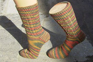 Sockenmuster Weg des Lebens