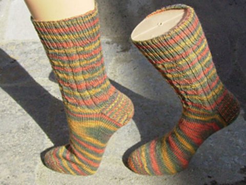 Sockenmuster Weg des Lebens