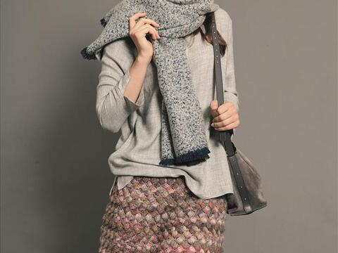 Häkeln 2 in 1: Kurzponcho und Winterrock