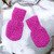 Babyhandschuhe stricken - genial einfach ohne Nadelspiel!