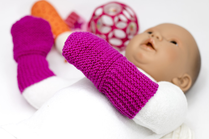GJKK 3 Paare Neugeborenen Handschuhe,Babyhandschuhe aus Knit als Neugeborenen Handschuhe No Scratch Fäustlinge Handschuhe Babyhandschuhe Keine （9M-4Y）