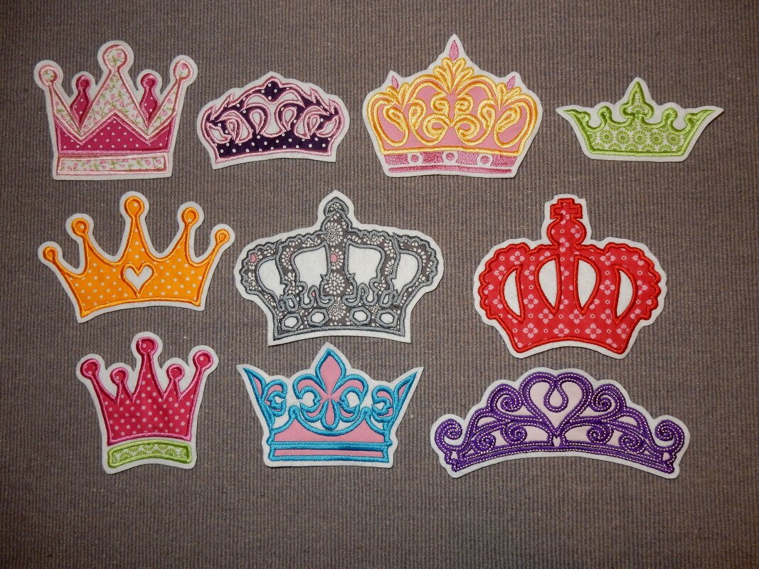 Stickdatei Kronen Krone Prinzessin - Bild 3