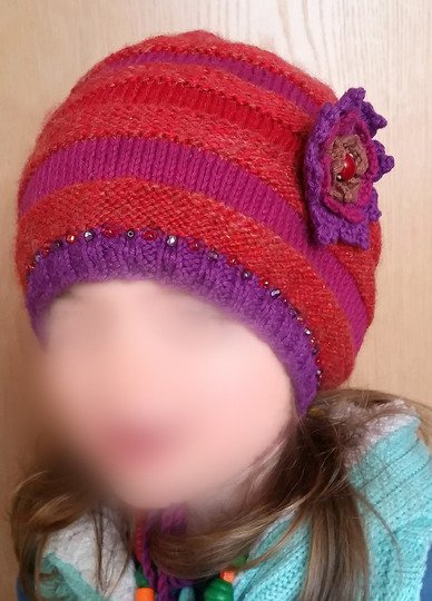 Mütze "Stripes" mit Innenfutter - für Kinder ab 2 Jahr bis Erwachsene