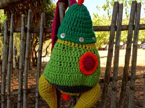 Kinderrucksack Rakete - Häkelanleitung