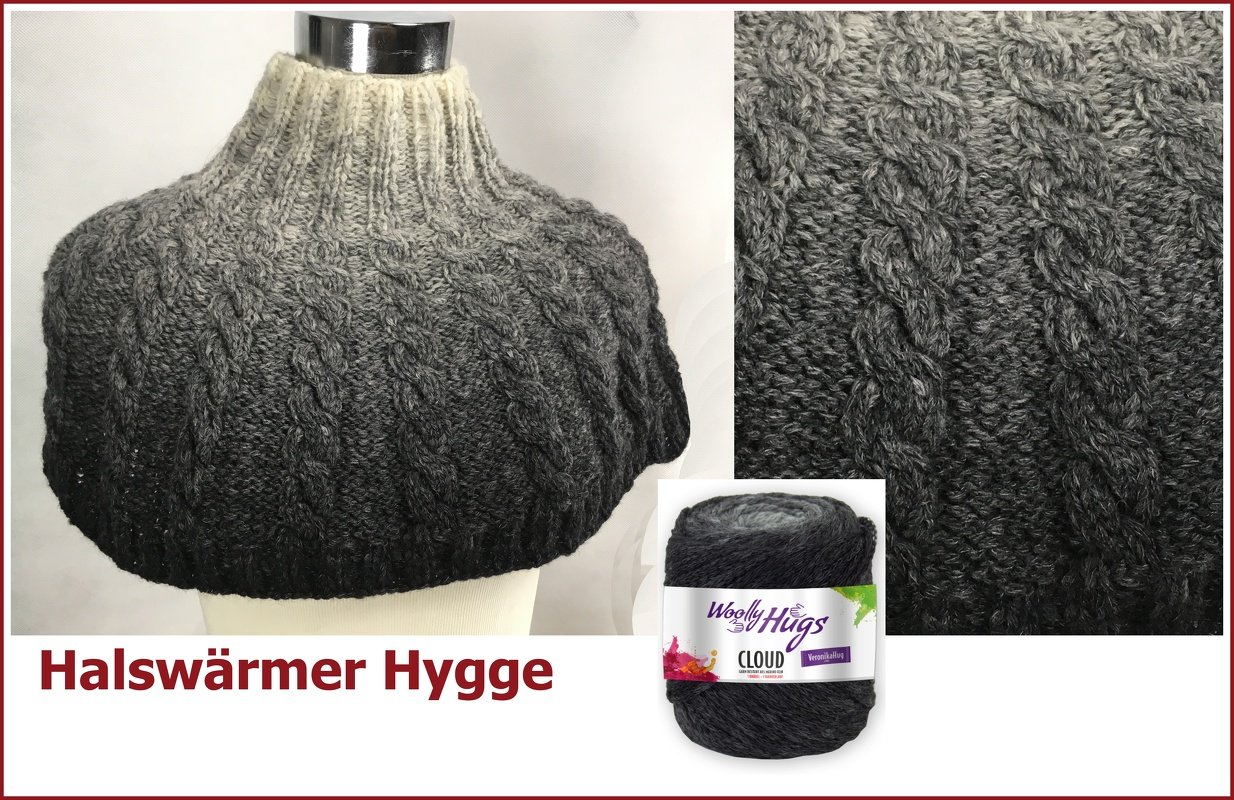 Halswärmer HYGGE mit 1 Knäuel CLOUD von Woolly Hugs stricken