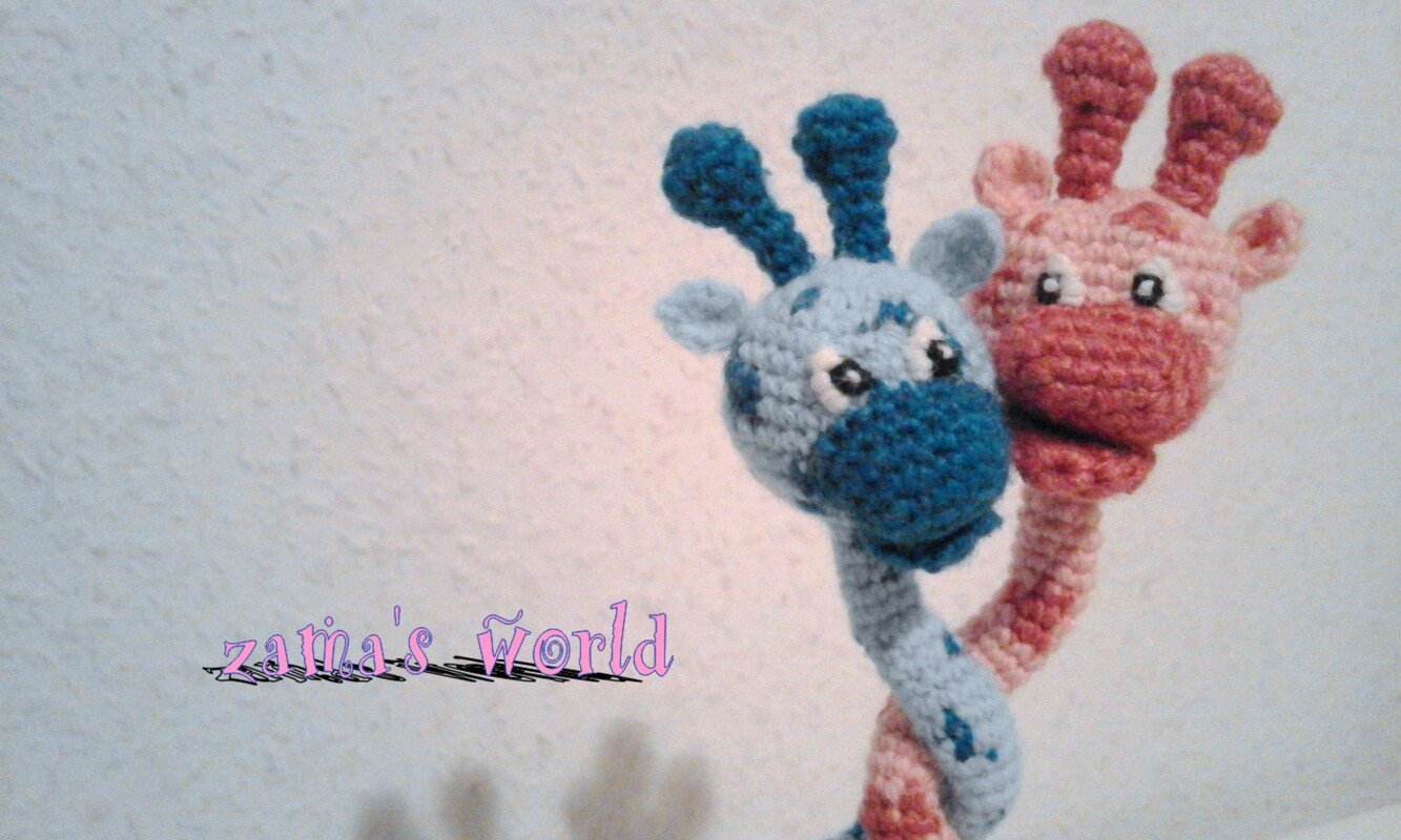 Häkelanleitung Schlinggiraffen