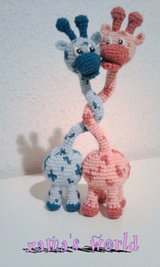 Häkelanleitung Schlinggiraffen