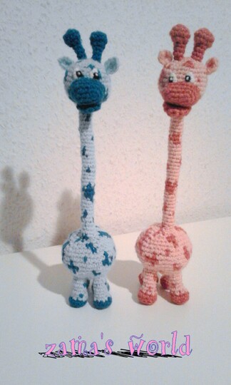 Häkelanleitung Schlinggiraffen