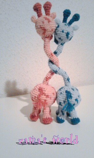 Häkelanleitung Schlinggiraffen