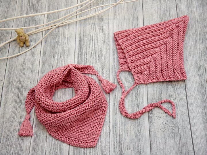 ZWERGEN-SET - Pixie und Dreieckstuch - alle Gr. von 0 bis 5 Jahre - No.188