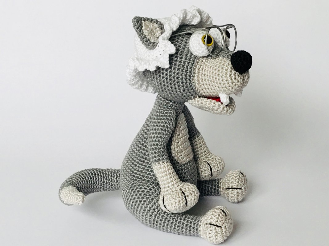 Zottel, der Wolf, Häkelanleitung - Bild 4