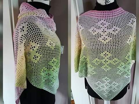 Häkeln//Dreieckstuch// "Miach"