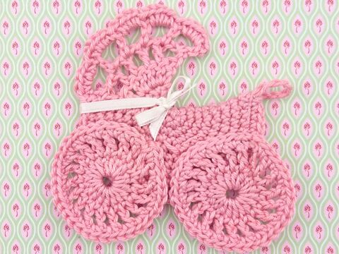 Deutsch und ENGLISH, Häkelanleitung Stubenwagen Kinderwagen Applikation von heakelnundkuscheln