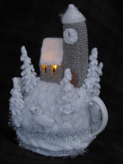 Winter Wonderland Tea Cosy Knitting Pattern