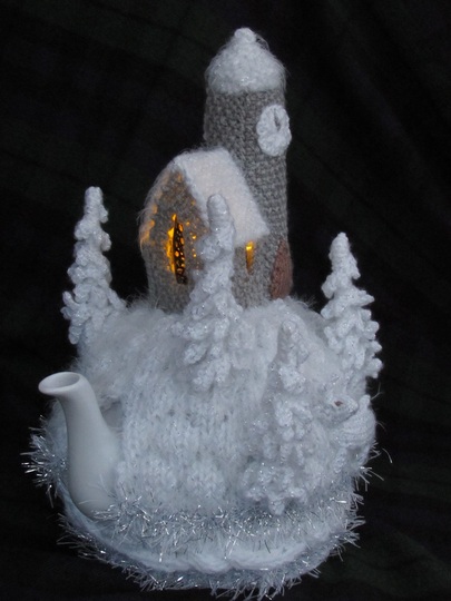 Winter Wonderland Tea Cosy Knitting Pattern