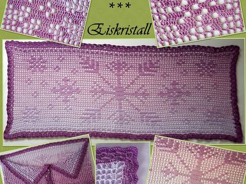 Motivtuch Eiskristall-Stola