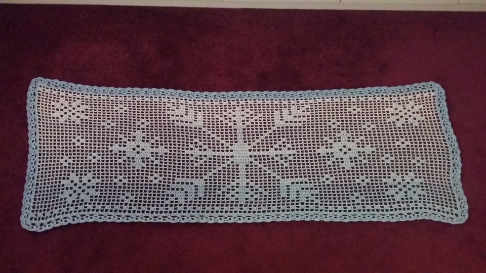 Motivtuch Eiskristall-Stola