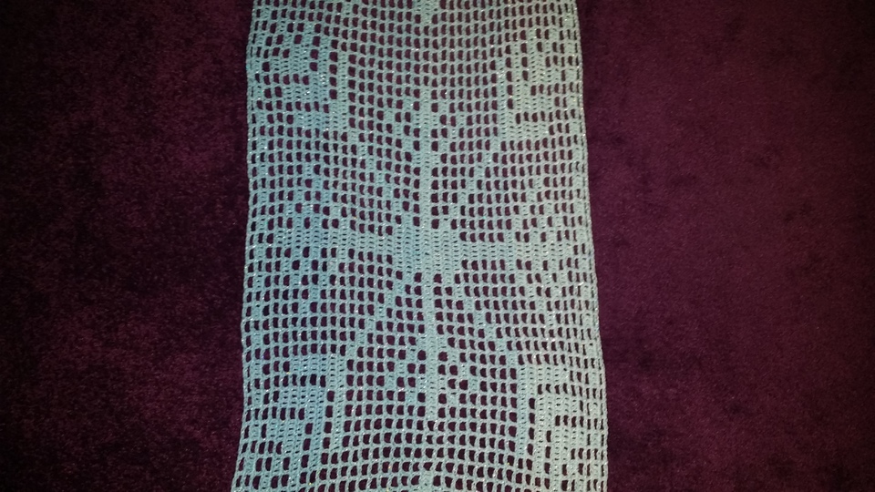 Motivtuch Eiskristall-Stola