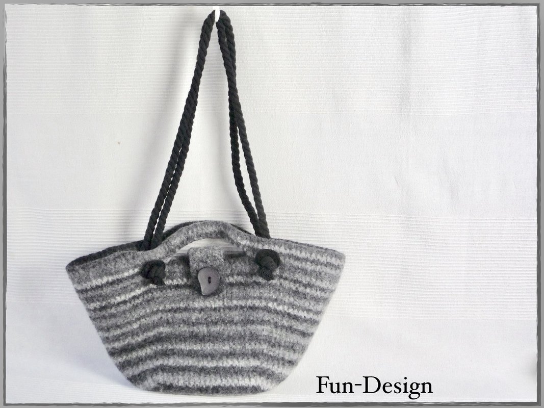 Filztasche Sigrid - Häkelanleitung