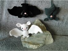 Fledermaus Häkelanleitung Taschenbaumler, Anhänger