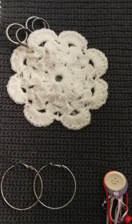 gehäkelte Wand-Aufbewahrung für Küche, Bad oder Kinderzimmer