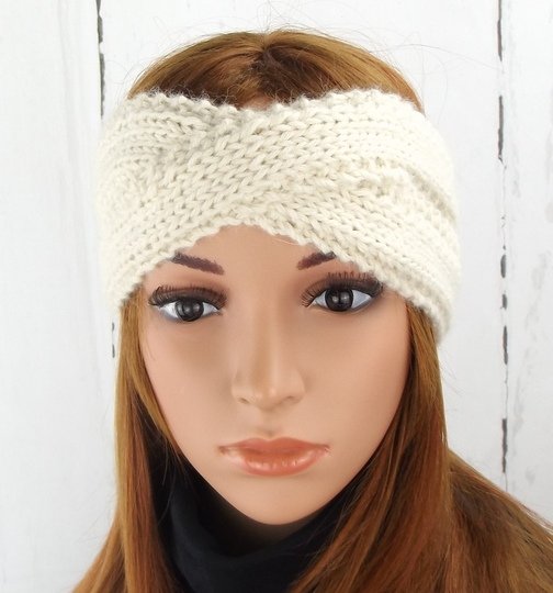 Strickanleitung Stirnband "Crossed"