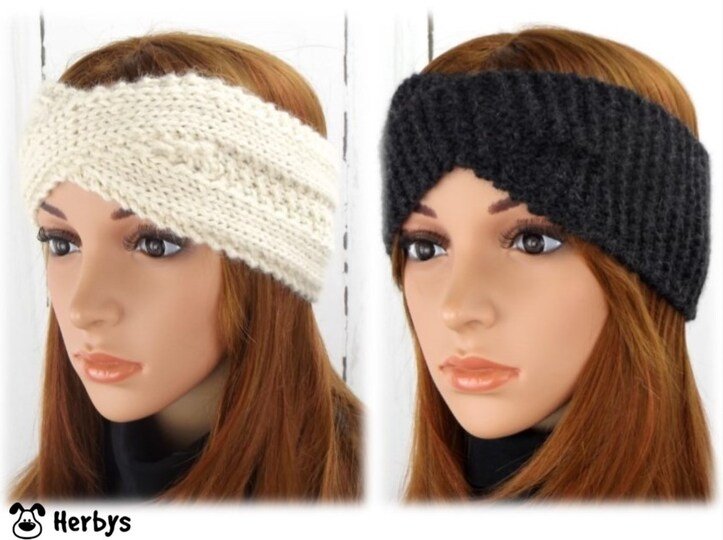 Strickanleitung Stirnband "Crossed"
