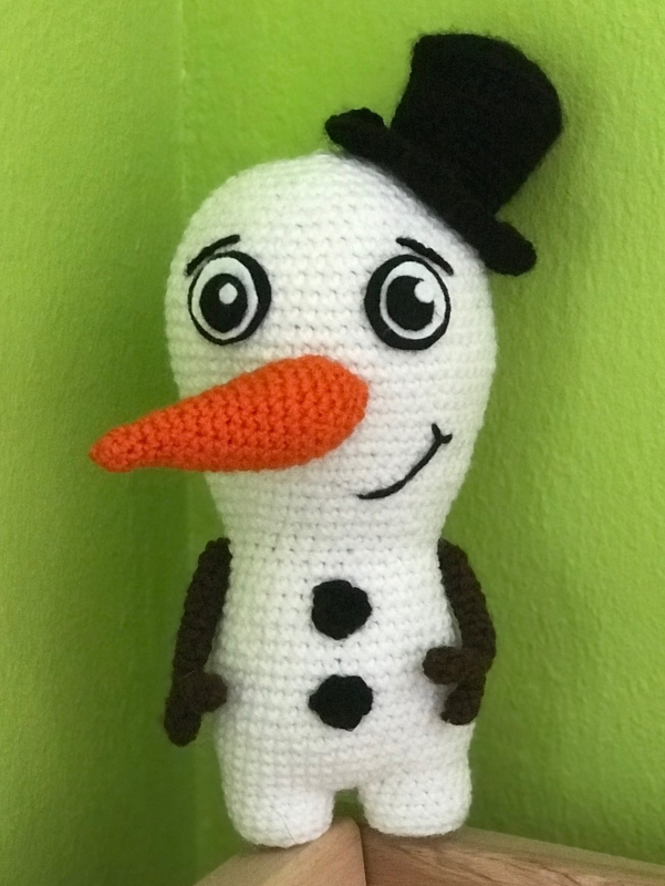 Häkelanleitung Frosty der aus der Form geratene Schneemann - Bild 2