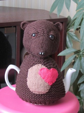 Bear Heart Tea Cosy