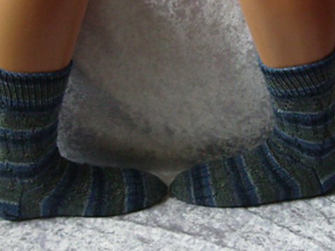 Sockenmuster Seilbahn