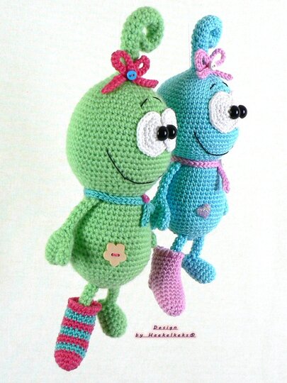 Kuschelfreunde für Klein und Groß -- Häkelanleitung von Haekelkeks®